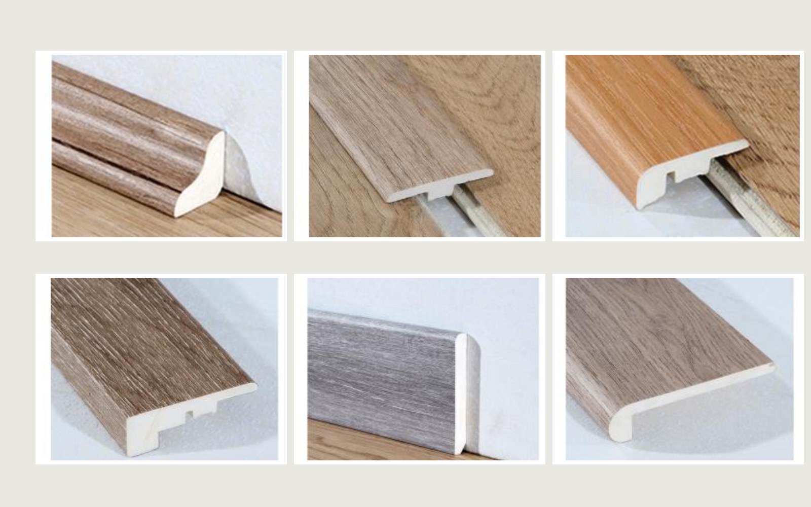 Flooring profiles and matching accessories